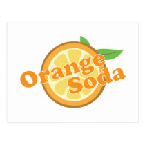 Soda anaranjada tarjetas postales