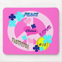 Softball Mousepad de Fastpitch