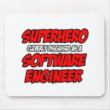 Software Engineer del super héroe… Alfombrilla De Raton