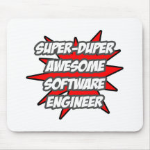 Software Engineer impresionante estupenda de Duper Alfombrillas De Ratones