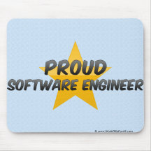 Software Engineer orgullosa Alfombrilla De Raton
