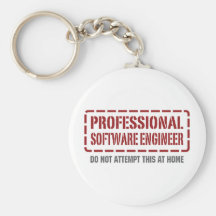 Software Engineer profesional Llavero Personalizado