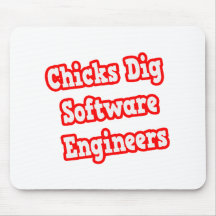 Software Engineers del empuje de los polluelos Tapete De Ratón