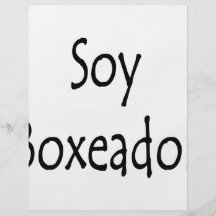Soja Boxeador Tarjeton
