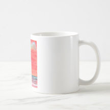 sol de la taza de café de la playa del paisaje mar