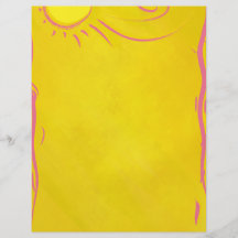sol del dibujo animado del garabato tarjetones