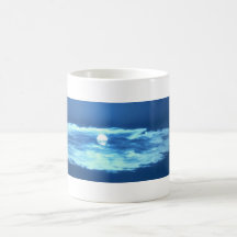 sol detrás de la nube tazas