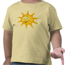 Sol feliz - camiseta