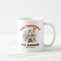 Solamente los caníbales comen la taza de los anima tazas