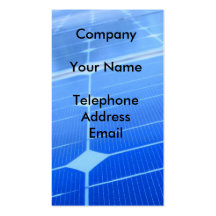 solarpanels20_c1, CompanyYour NameTelephoneAddr… Tarjeta De Visita