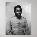 Soldado afroamericano de la guerra civil, 1861 posters