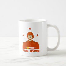 Soldado de ejército rojo soviético 2 tazas