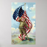 Soldado de la Primera Guerra Mundial -- Frontera Posters