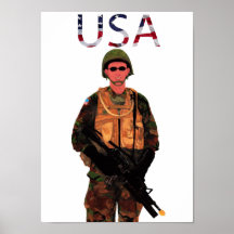 Soldado de los E.E.U.U. Posters
