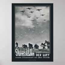 Soldado del asalto del aire posters