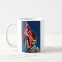 Soldado del comunista del ejército de la liberació taza de café