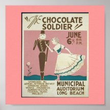 Soldado del Poster-WPA-Chocolate