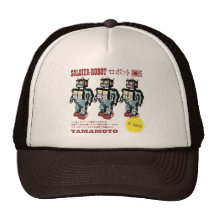 Soldado japonés del robot del juguete gorras de camionero