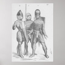 Soldados medievales posters