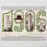 Soldados y monumento Nueva York, vintage de los ma Flyer Personalizado