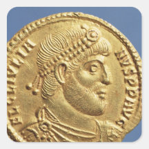Solidus de juliano la apóstata cubierta pegatina