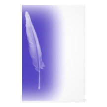 Solo azul de la pluma papeleria