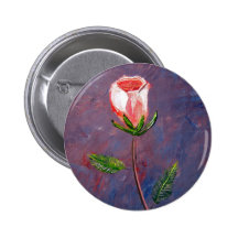 Solo color de rosa pin
