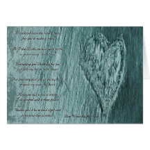 Solo corazón usted será mi azul y gris de la dama  felicitaciones