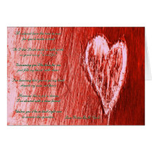 Solo corazón usted será mi dama de honor en rojo felicitación