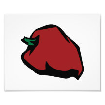 Solo gráfico rojo del habanero fotografías  