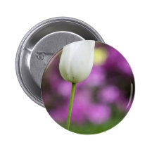solo tulipán blanco pin