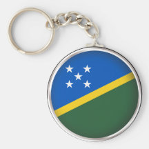 Solomon Island redondos Llavero