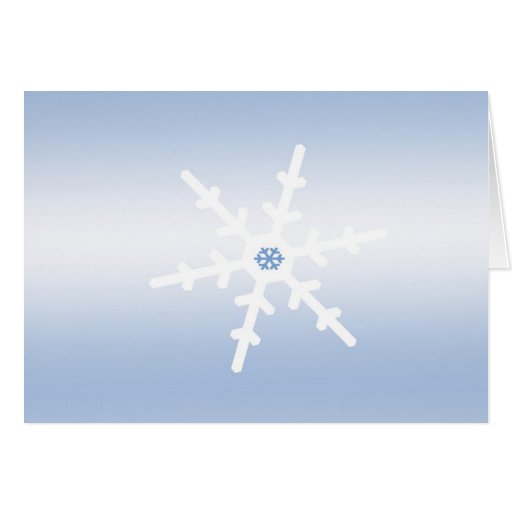 Solsticio de invierno del copo de nieve felicitaciones