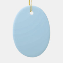 Sombra azul clara llana de SkyBlue: Añada el texto Ornamento Para Arbol De Navidad