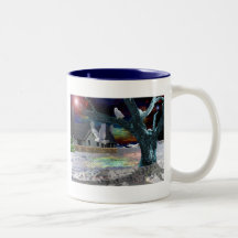 Sombra del claro de luna. taza