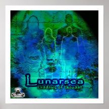 Sombras de Lunarsea de la lona del pensamiento Poster