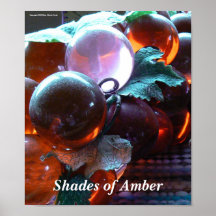 Sombras del ámbar poster