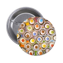 Sombreros de copa del chocolate pin