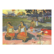 Somnolencia deliciosa, Gauguin, arte del impresion Anuncio