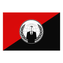 Somos bandera anónima del anarquista impresión fotográfica