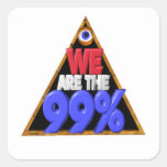 Somos los 99% ocupamos la protesta de Wall Street Pegatinas