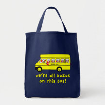 Somos todos los Bozos en las camisetas de este aut Bolsa De Mano