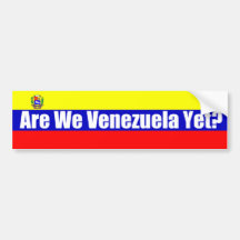 ¿Somos Venezuela todavía? Pegatina De Parachoque