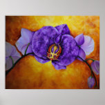 Sonata de la orquídea en violeta impresiones