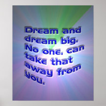Soñe su poster ideal de la inspiración