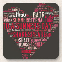 Soneto 18 de Shakespeare Posavasos