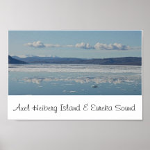 Sonido de la isla y de Eureka de Heiberg del Axel Posters