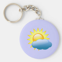 Sonne Wolke sun cloud Schlüsselanhänger