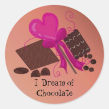 Soño con el chocolate etiqueta