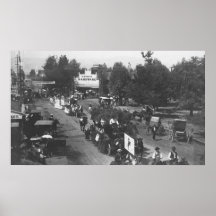 Sonoma, desfile 1910 de California Poster